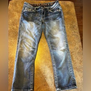 Rock Revivals Ennis 29 Easy Crop Jeans